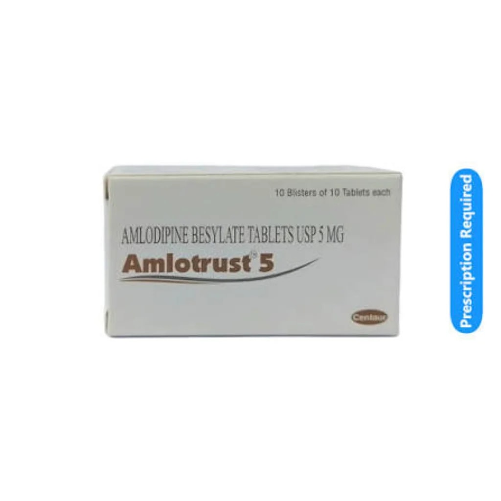 Amlotrust 5 Amlodipine 5 mg - Depot De Pharmacie "A" Kim Houy