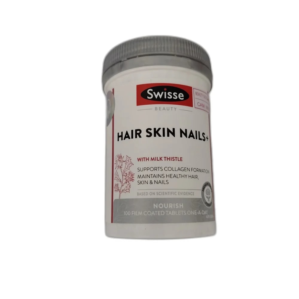 Swisse Beauty Hair Skin Nails+ with Milk Thistle - DHOU CARE PHARMACY