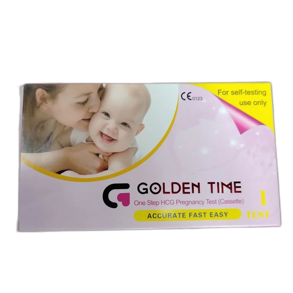 Golden Time One Step HCG Pregnancy Test Cassette - DHOU CARE PHARMACY