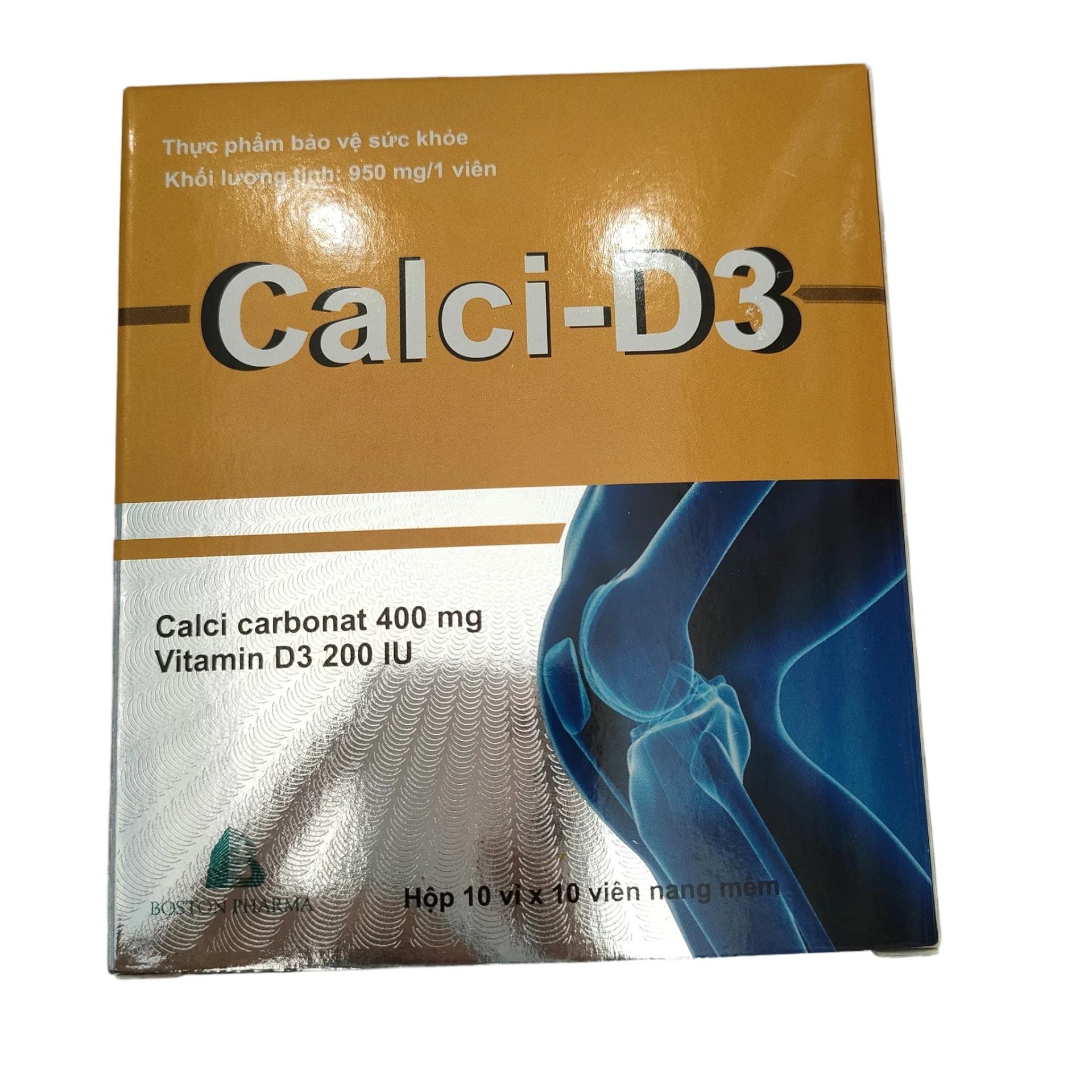 Calci-D3 Calcium Carbonate 400mg + Vitamin D3 200IU - PHARMACY PONLEU AOSOT