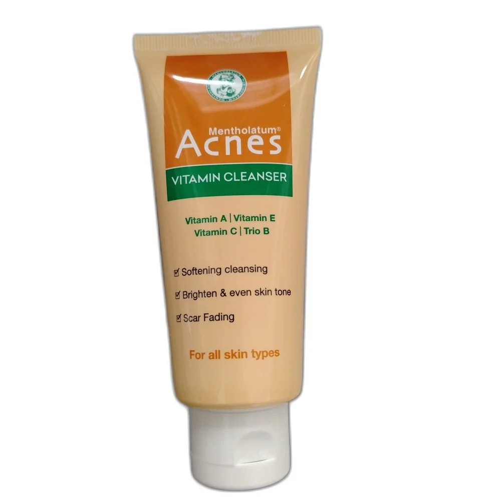 Mentholatum Acnes Vitamin Cleanser (100 g) - Oudom Puthik Pharmacy