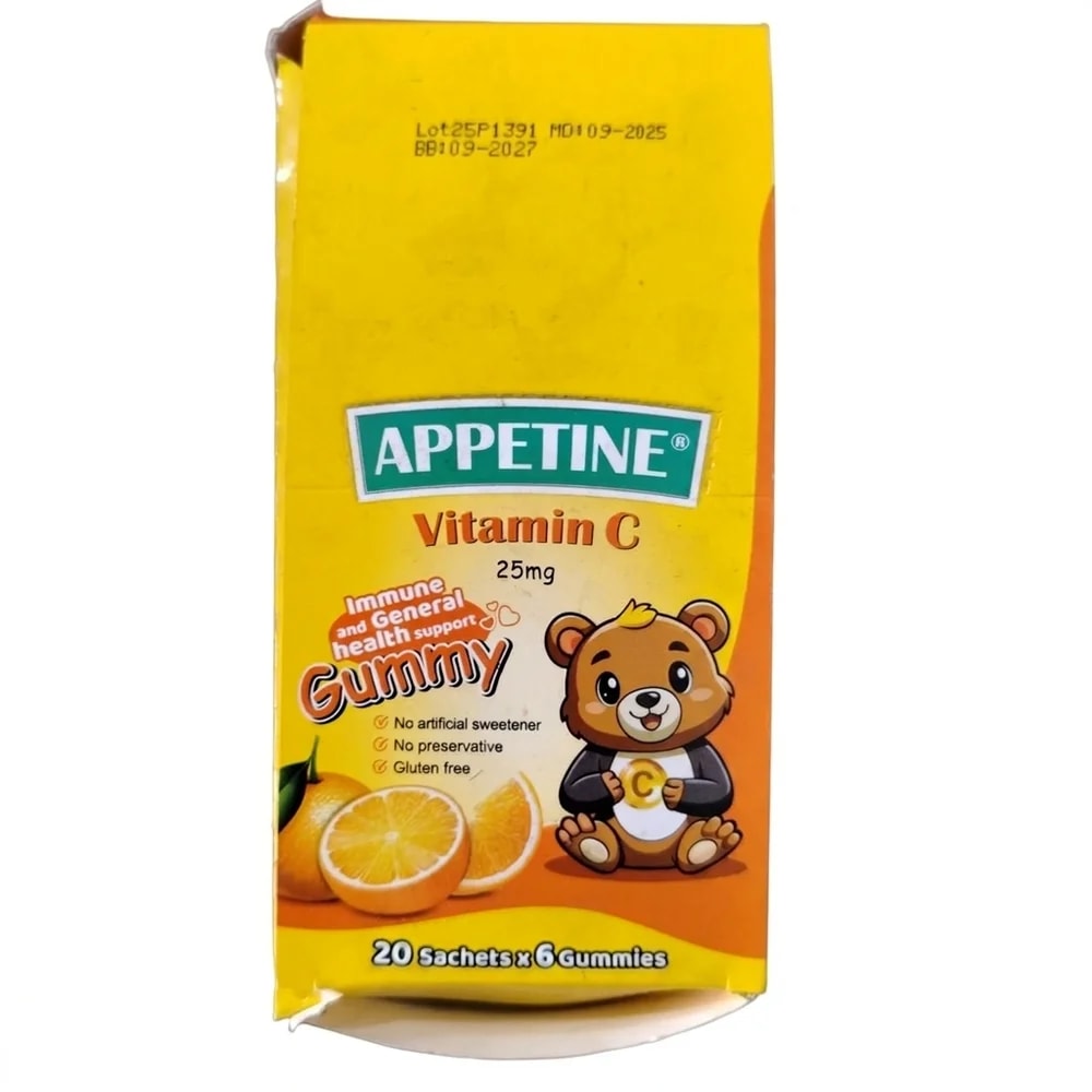 Appetine Vitamin C Gummy 25 mg - ហ្វាម៉ាសង់តេ