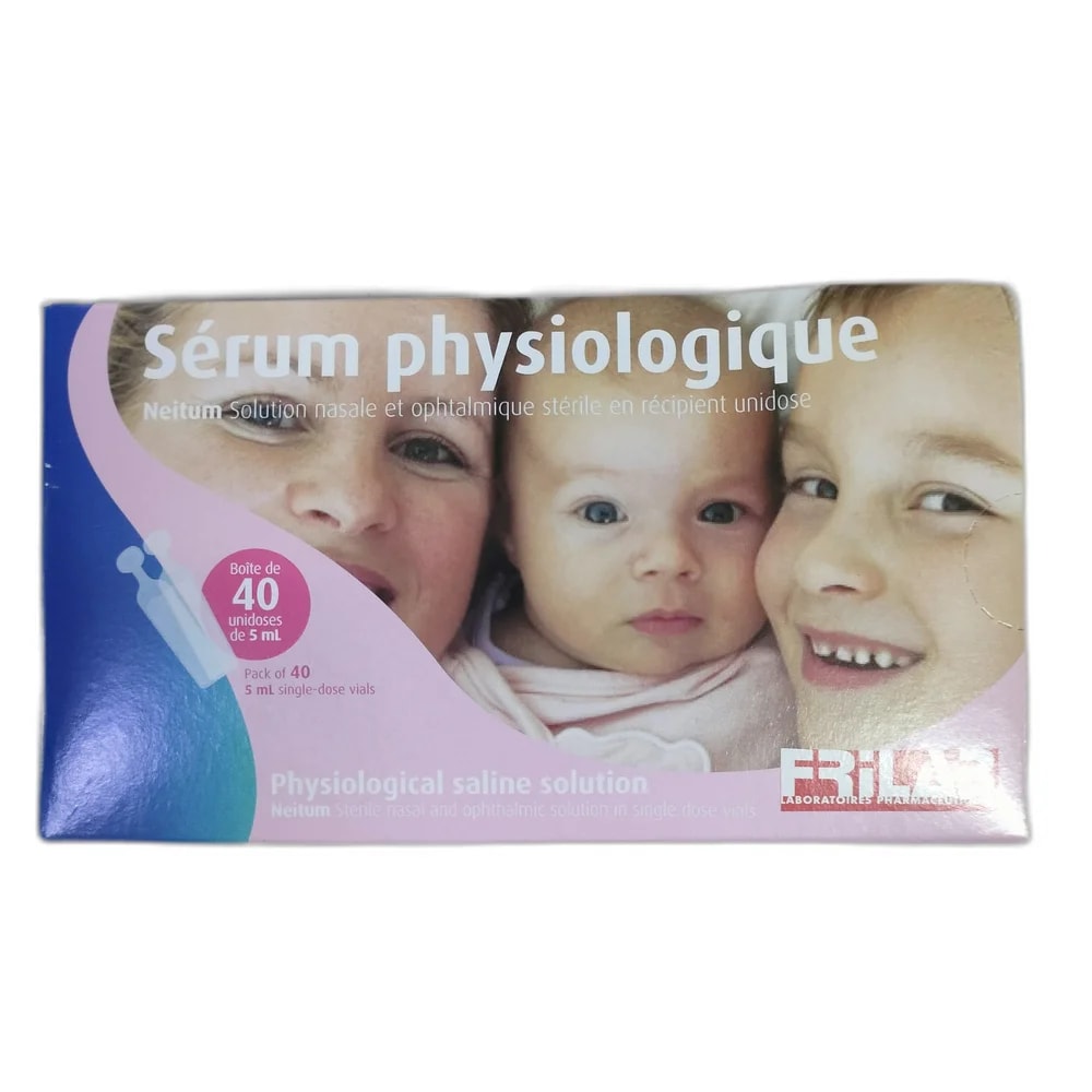 Serum physiologique 0.9% - Depot de Pharmacie B Rotha