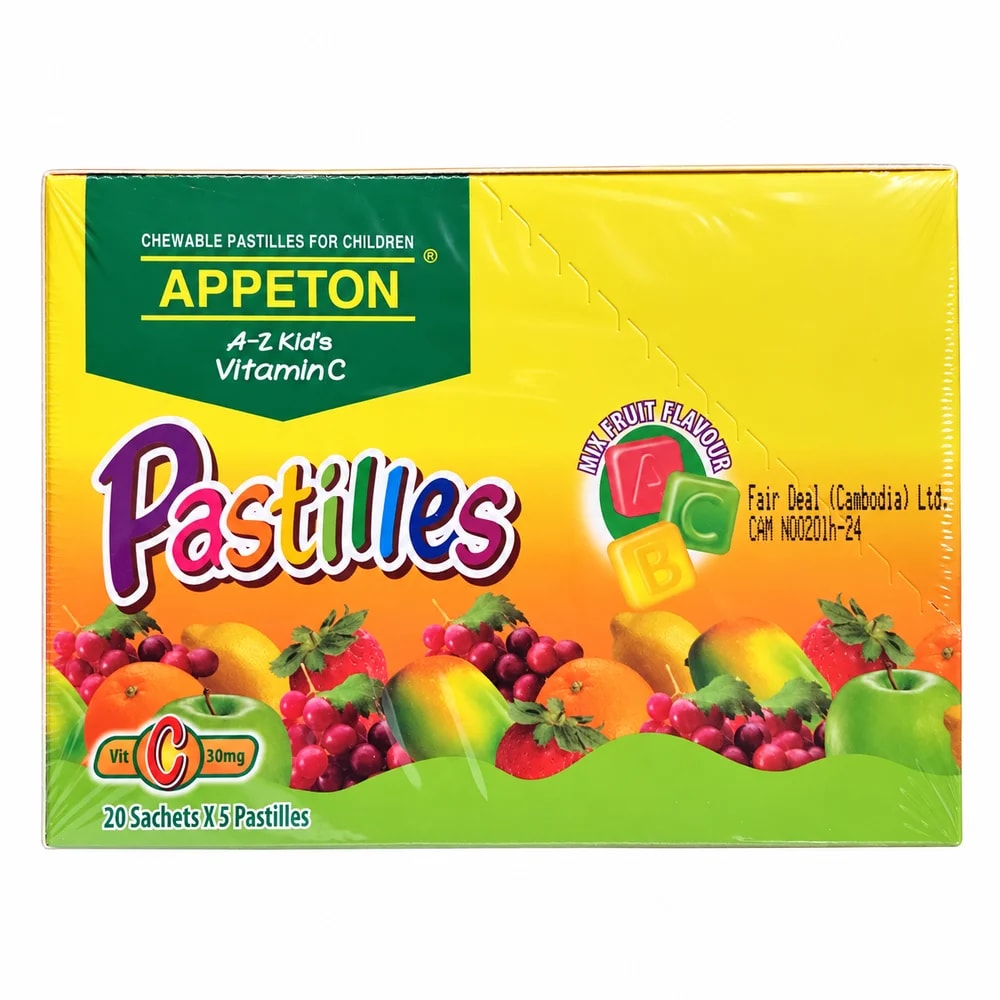 Appeton A-Z Kid's Vitamin C Pastilles 30 mg - ហ្វាម៉ាសង់តេ