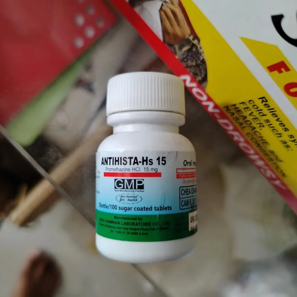 Antihista-Hs 15 Promethazine HCl 15 mg - CHEANIMUL PHARMACY