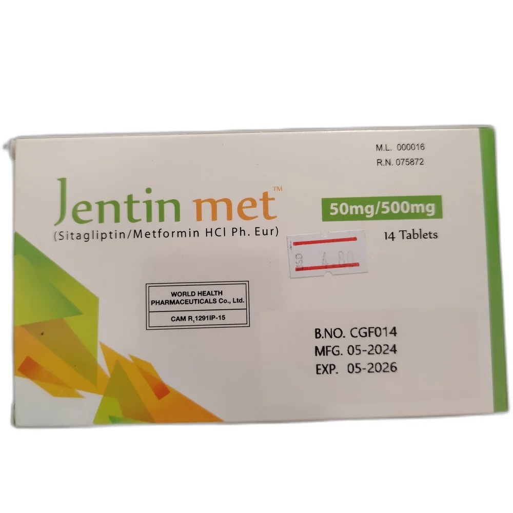 Jentin Met 50 mg / 500 mg - Oudom Puthik Pharmacy