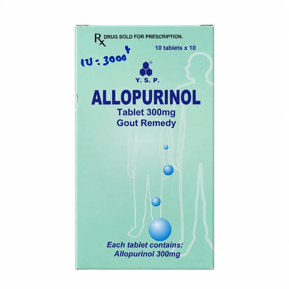 YSP Allopurinol 300 mg - Sann Sopheachenda Pharmacy
