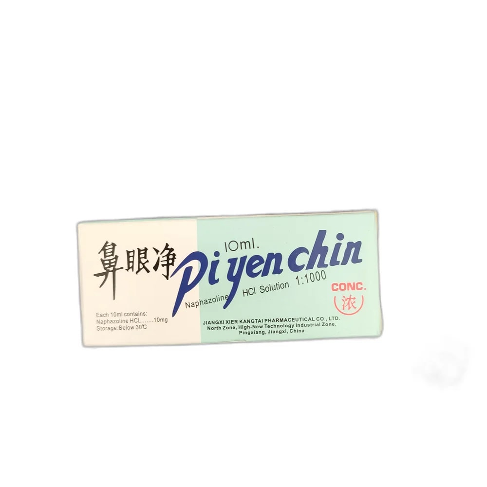 Pi Yen Chin Naphazoline HCl 10 mg / 10 mL (1:1000) - Depot De Pharmacie "A" Kim Houy