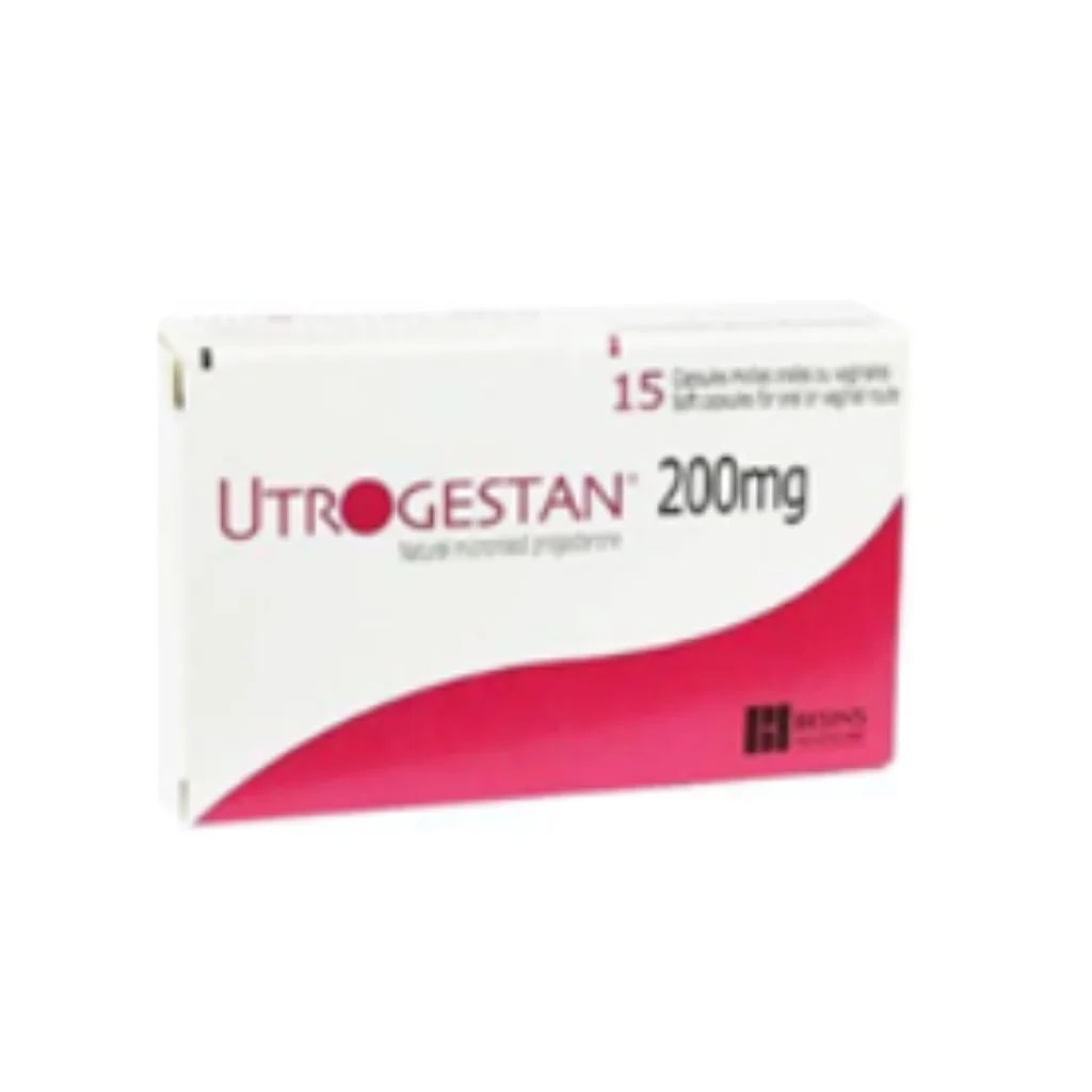 Utrogestan 200mg Cap (Progesterone) 200mg - Phnom Penh Care Pharmacy 2ND Floor / Under CENTRAL HOSPITAL