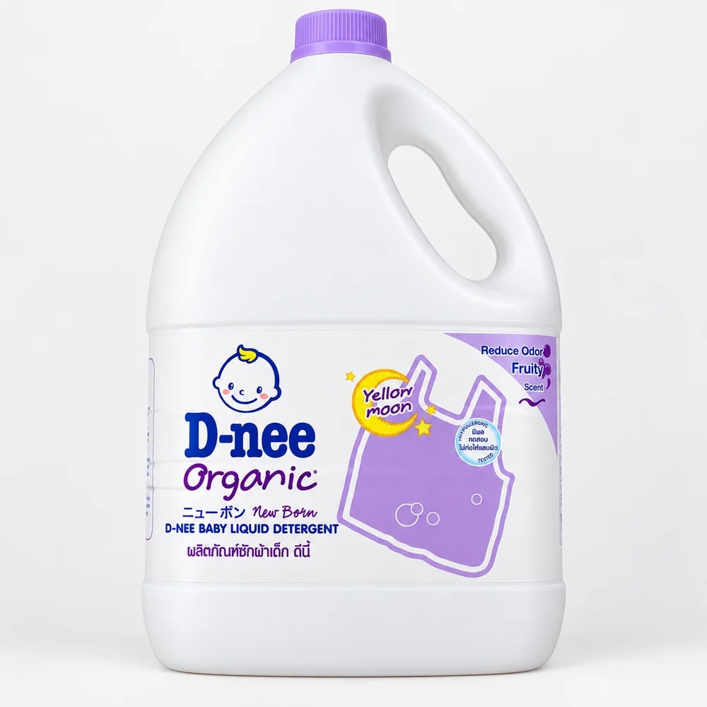 D-nee Organic New Born Yellow Moon Baby Liquid Detergent 3000 mL - PHARMCY ARUN REAS