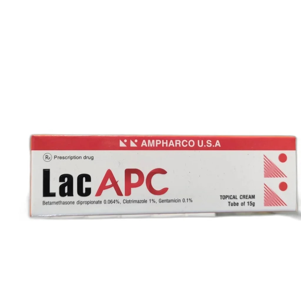 Lac APC Betamethasone dipropionate 0.064%, Clotrimazole 1%, Gentamicin 0.1% - PHARMACIE PORNLEU PICH