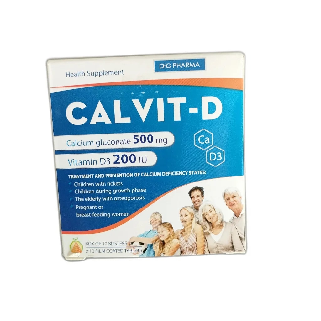 Calvit-D 500 mg + 200 IU - SREY MOM PHARMACY