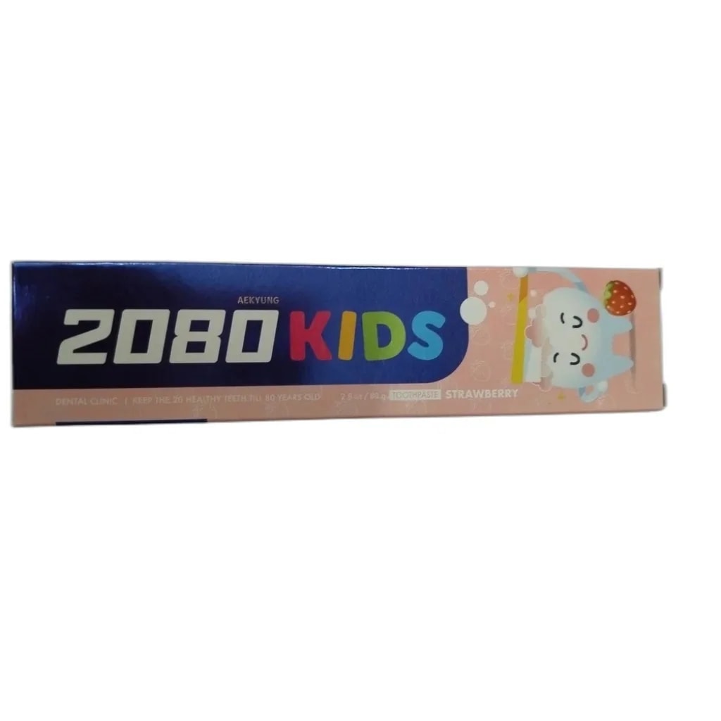 2080 Kids Toothpaste Strawberry 80 g - ឱសថស្ថាន សុខលាភ