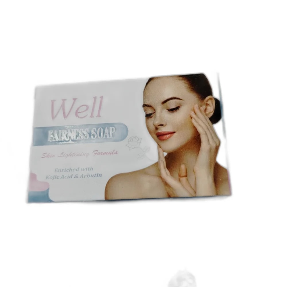 Well Fairness 75 g soap bar; enriched with Kojic Acid and Arbutin - PHARMA ASSIST PHARMACY
