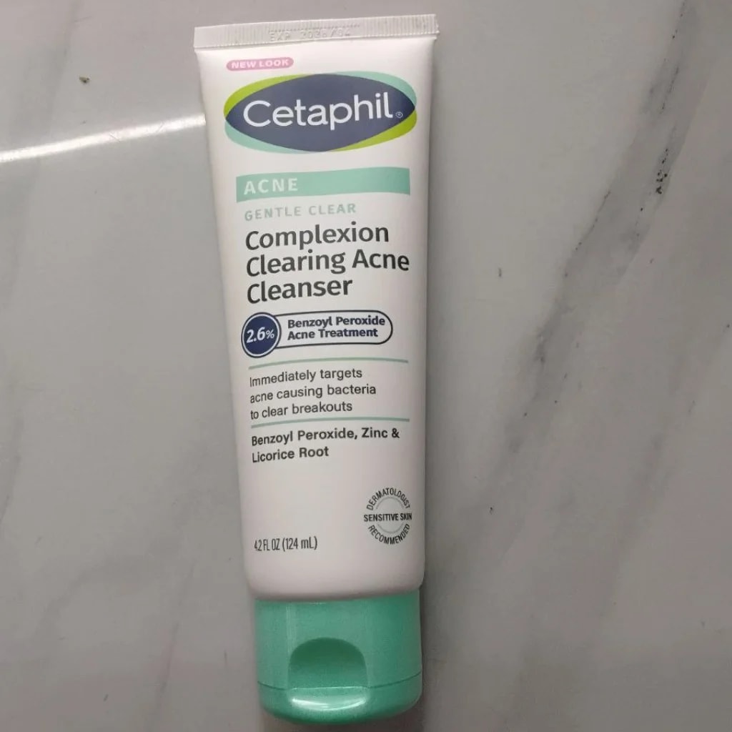 Cetaphil Gentle Clear Complexion Clearing Acne Cleanser 2.6% Benzoyl Peroxide - SETHIKA CARE Pharmacy