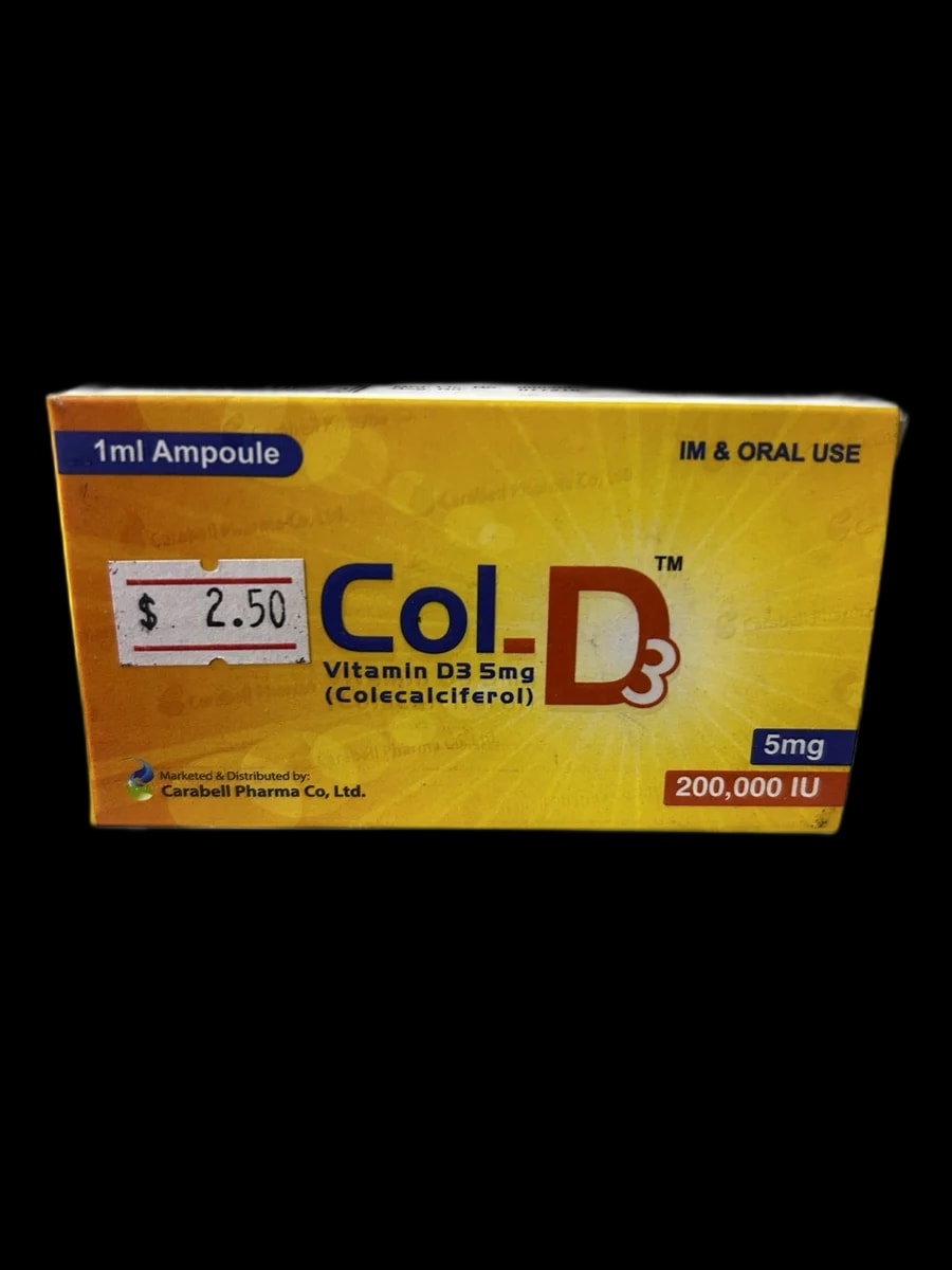 Col-D3 5mg (200,000 IU) - α±ααααααΆααααααααααααα