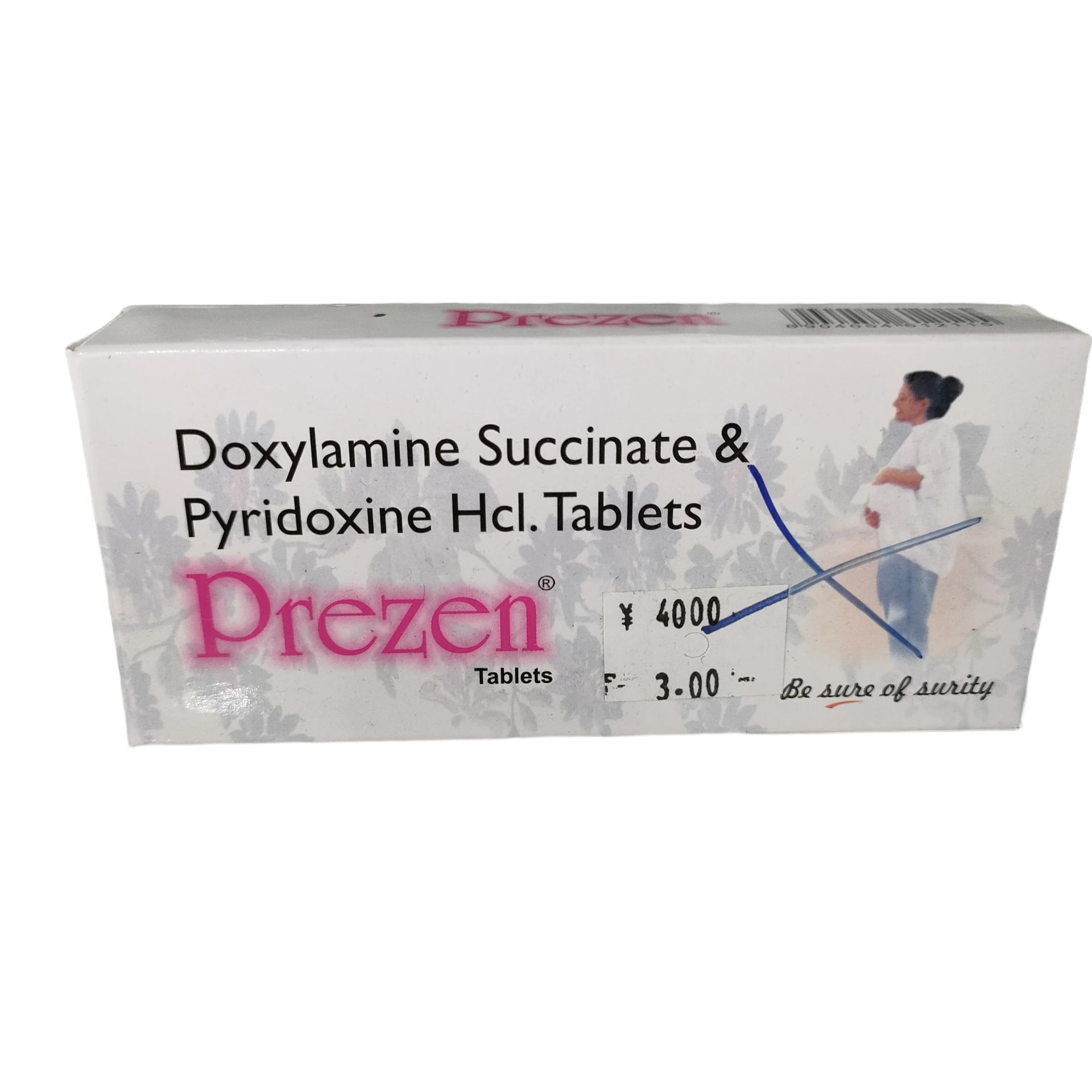 Prezen Doxylamine Succinate 10mg + Pyridoxine HCl 10mg - PHARMACY PONLEU AOSOT