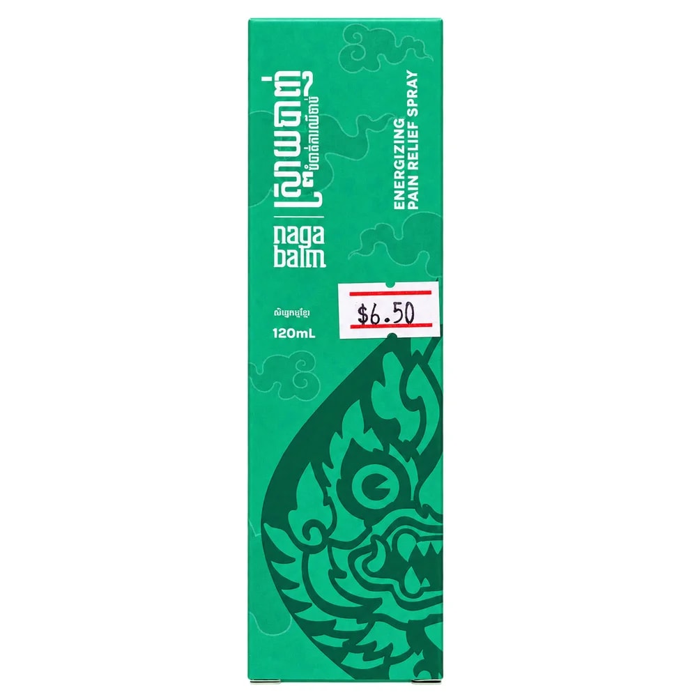 Naga Balm Energizing Pain Relief Spray 120 ml - Pharmacy Krech hong