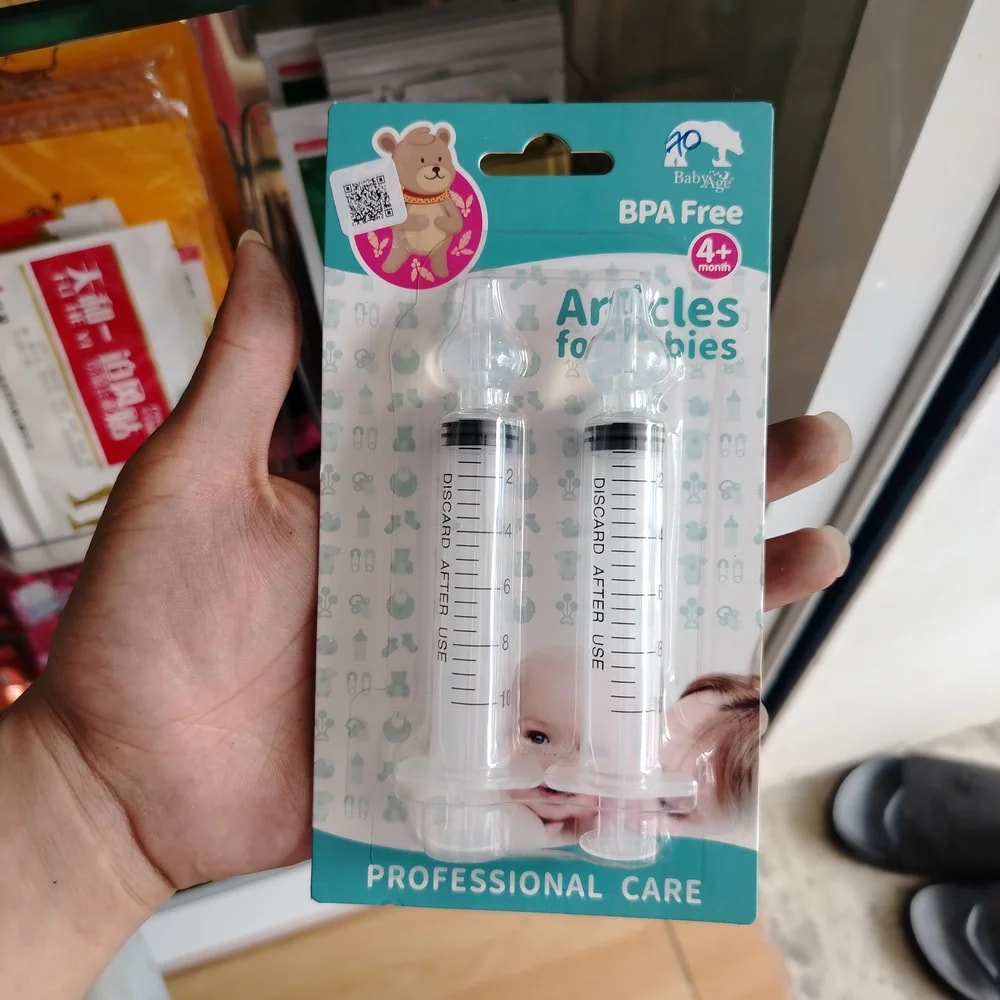BabyAge 10 mL baby nasal irrigation syringes, pack of 2; 4 months and older - Reachiny Pharmacy
