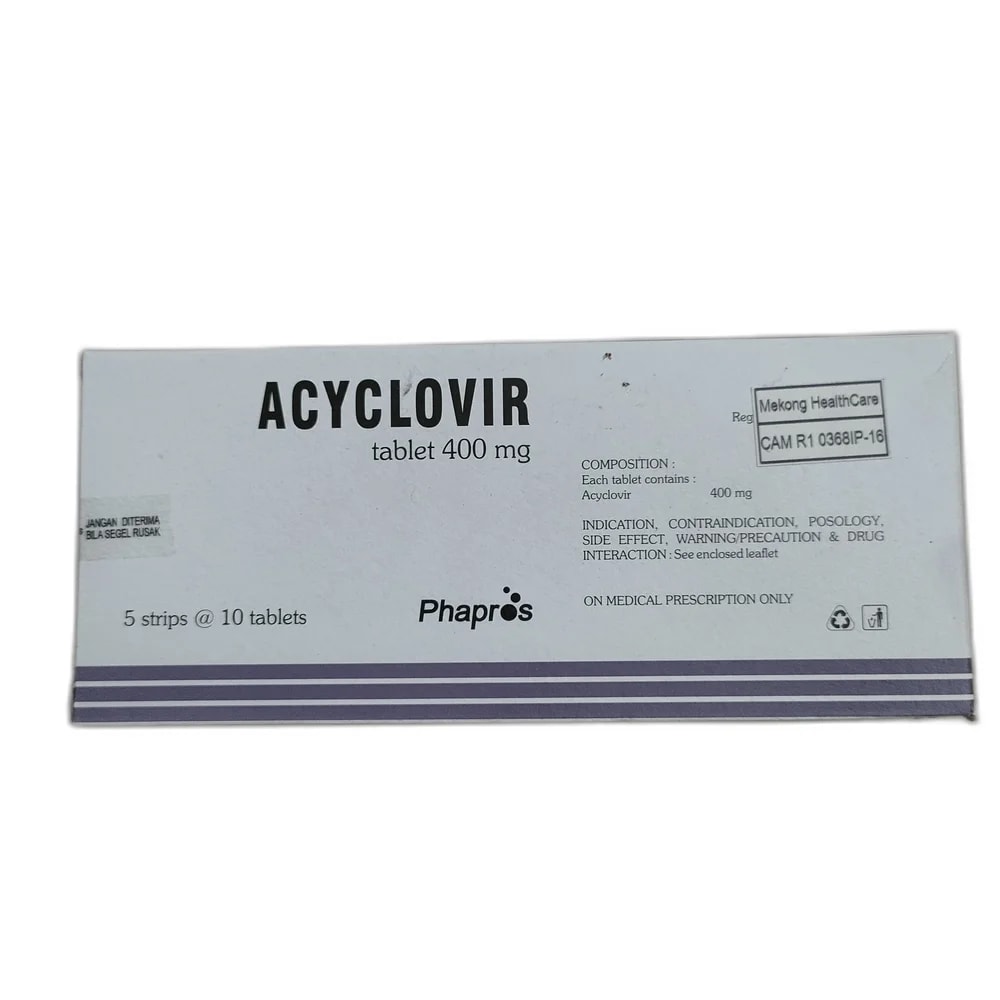 Acyclovir 400 mg - PHARMACIE MONGKUL