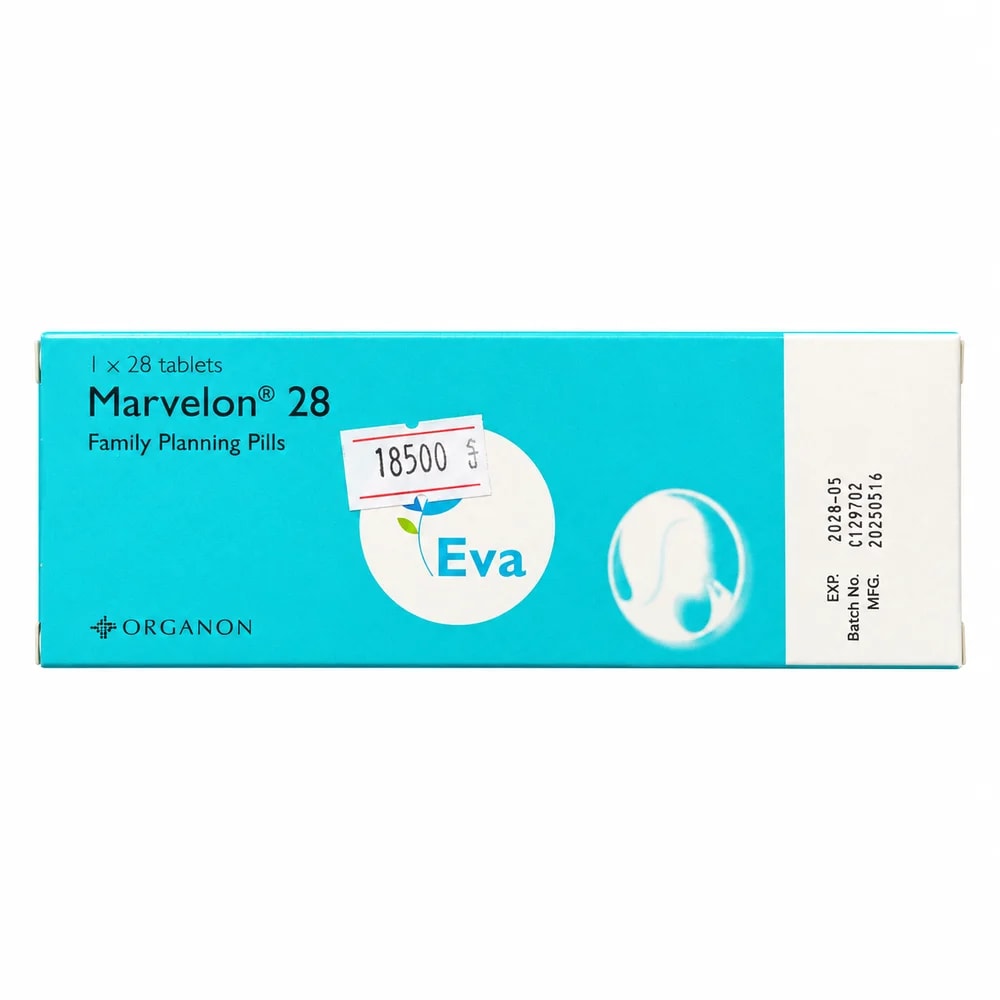 Marvelon Desogestrel 0.15 mg / Ethinylestradiol 0.03 mg - Sann Sopheachenda Pharmacy