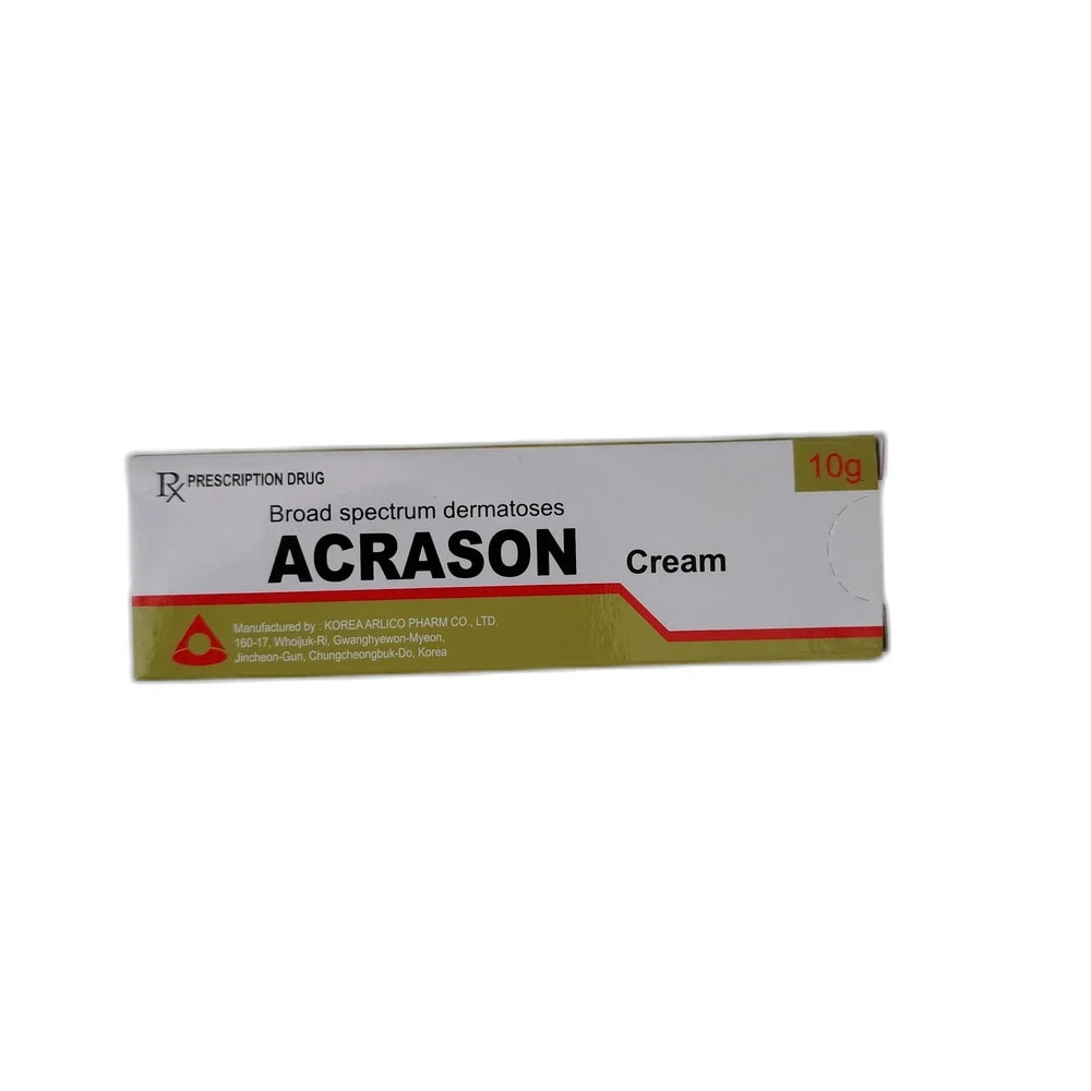 Acrason Betamethasone dipropionate 6.4 mg + Clotrimazole 100 mg + Gentamicin 10 mg per 10 g - PHARMACIE RATANAK
