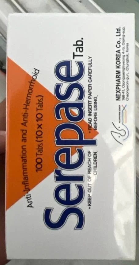 Serepase Serratiopeptidase - ឱសថស្ថាន ក្តីស្រឡាញ់