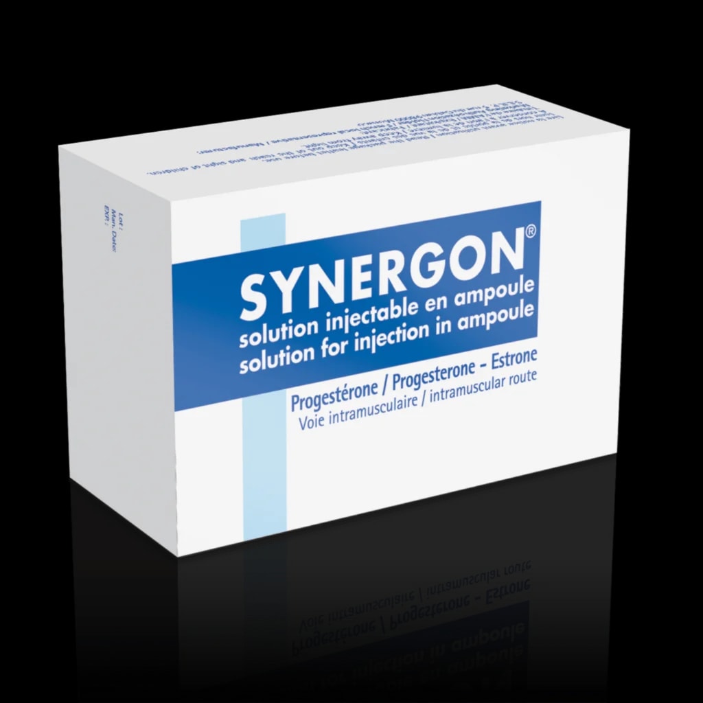 Synergon Progesterone 10 mg + Estrone 1 mg per 1 ml - PHARMACIE MONGKUL