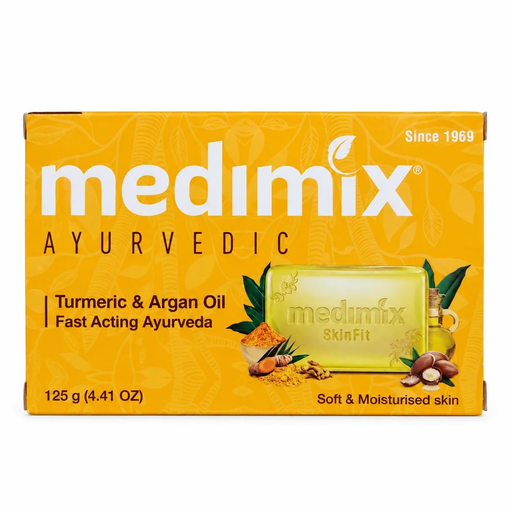 Medimix Ayurvedic Turmeric & Argan Oil Bathing Bar 125 g - Pharmacy Krech hong