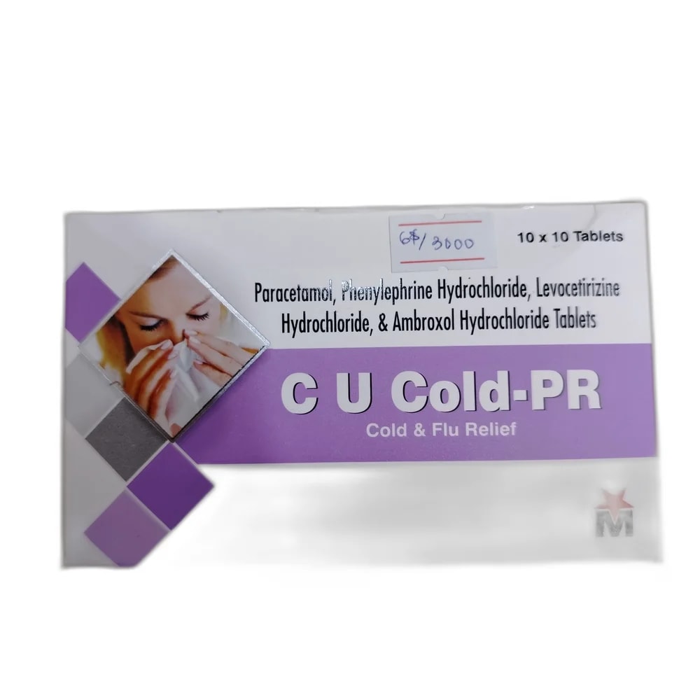 C U Cold-PR 500 mg / 5 mg / 5 mg / 30 mg - PHARMACIE LA BELLE PHARMA