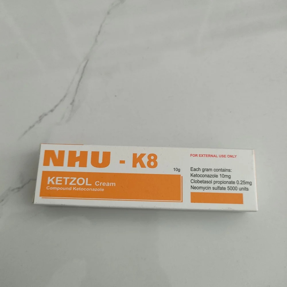 Ketzol Ketoconazole 10 mg / Clobetasol 0.25 mg / Neomycin 5000 units per gram - PHARMACY PONLEU AOSOT