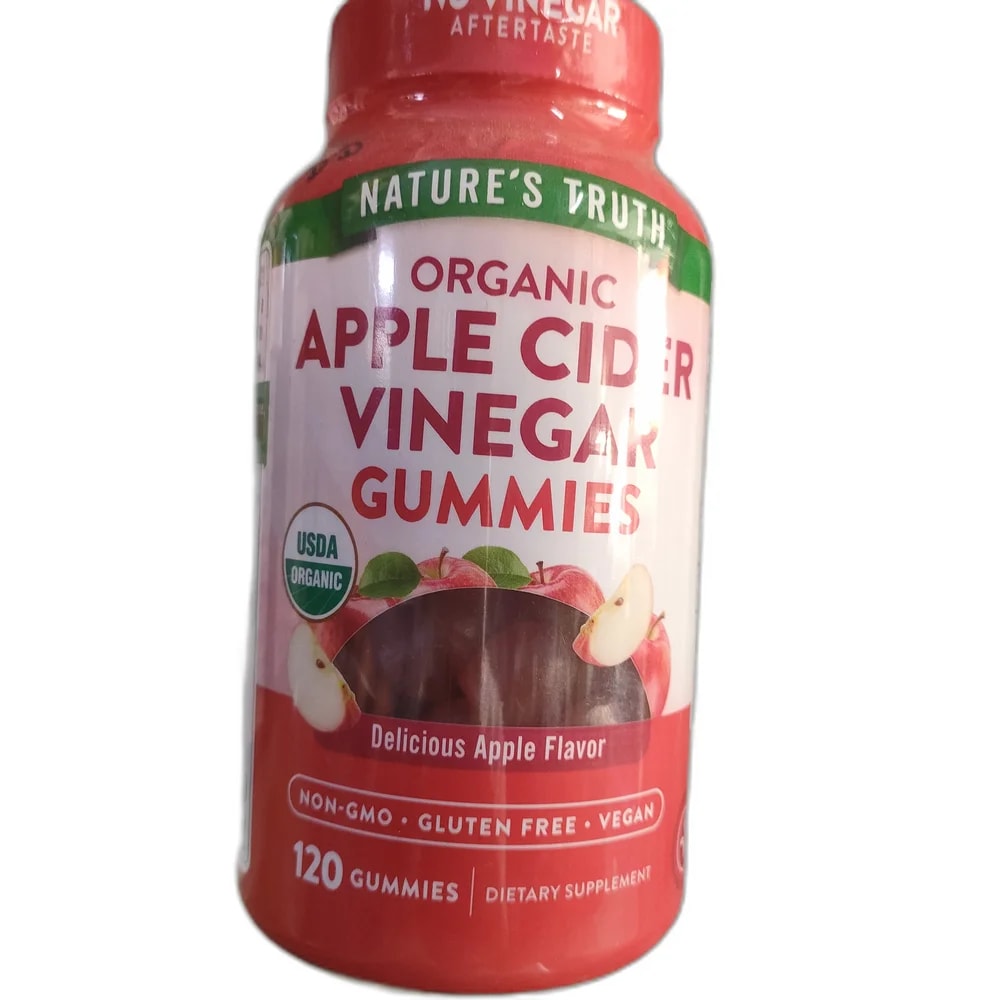 Nature's Truth Organic Apple Cider Vinegar Gummies 500 mg apple cider vinegar per 2 gummies - PHARMACIE PORNLEU PICH