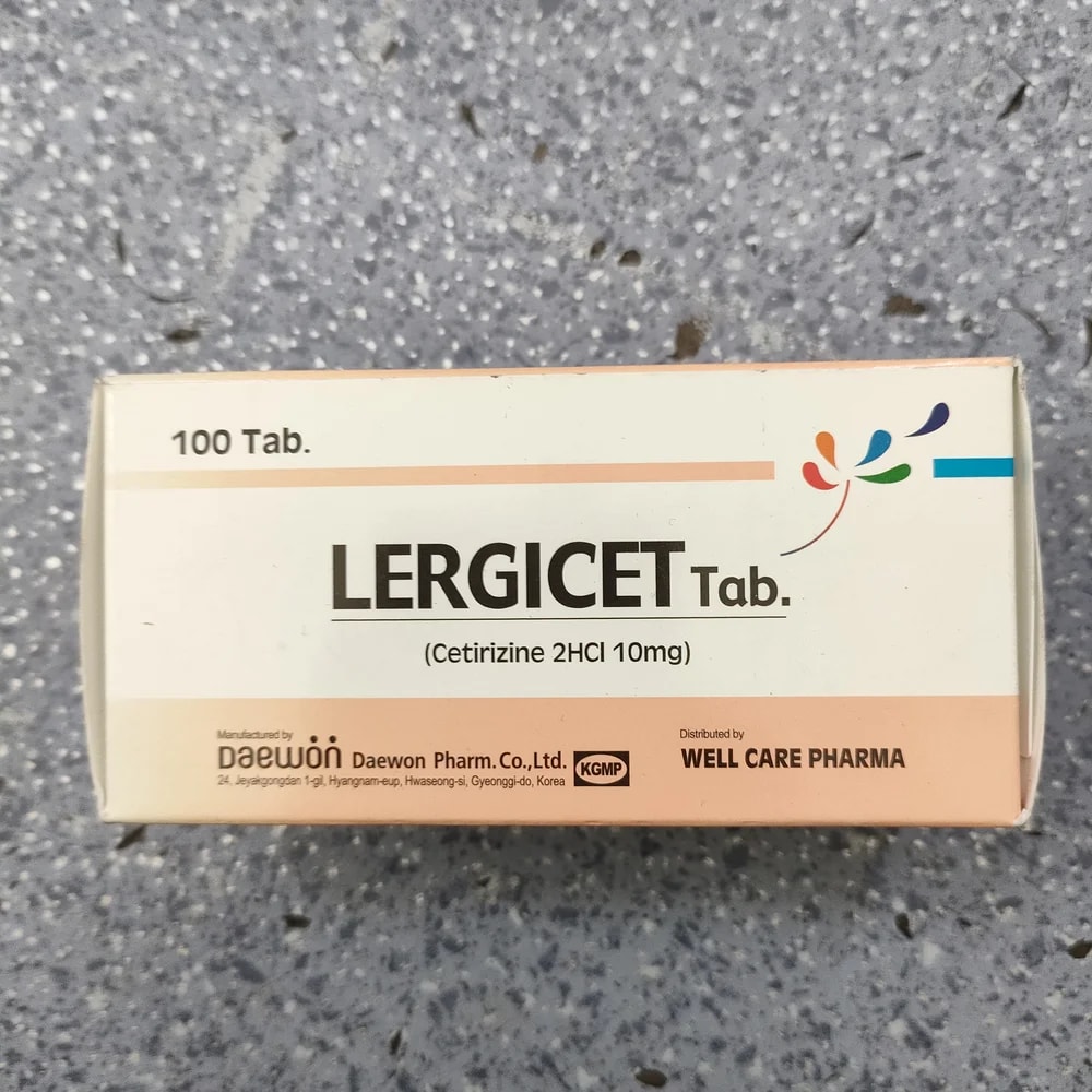 Lergicet 10 mg - Depot De Pharmacie "A" Kim Houy