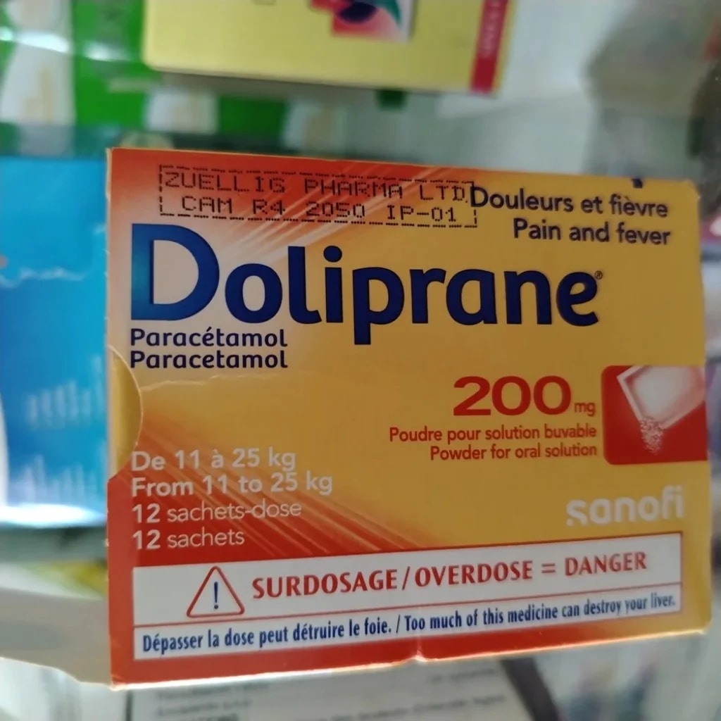 Doliprane 200 (Sachet) 200 mg - CHEANIMUL PHARMACY