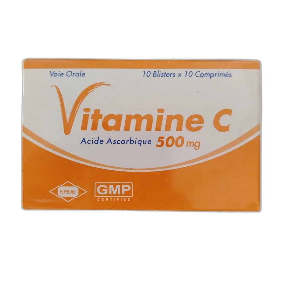 Vitamine C 500mg 500 mg per tablet - Oudom Puthik Pharmacy