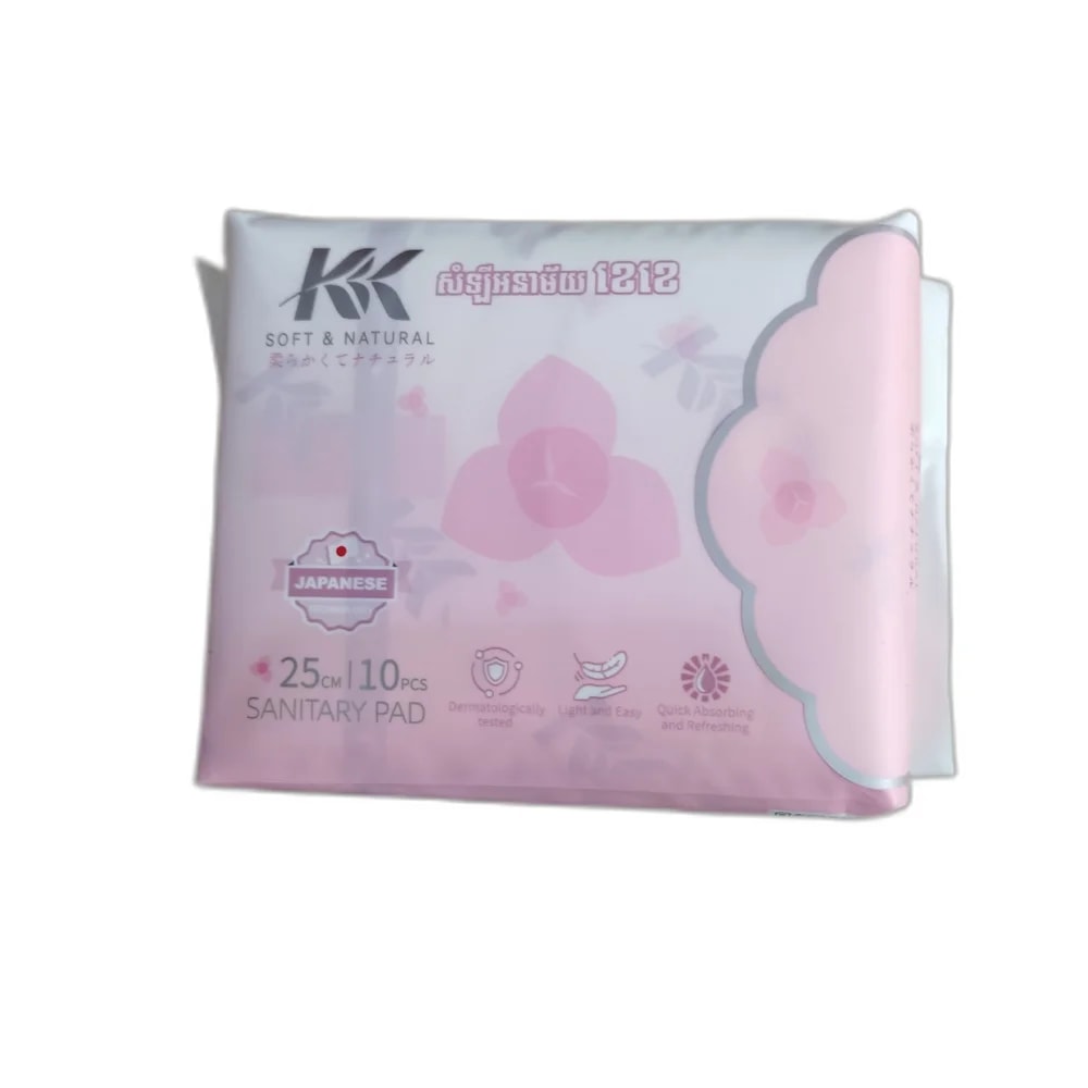 KK Soft & Natural Sanitary Pad 25 cm - PHARMACIE LA BELLE PHARMA