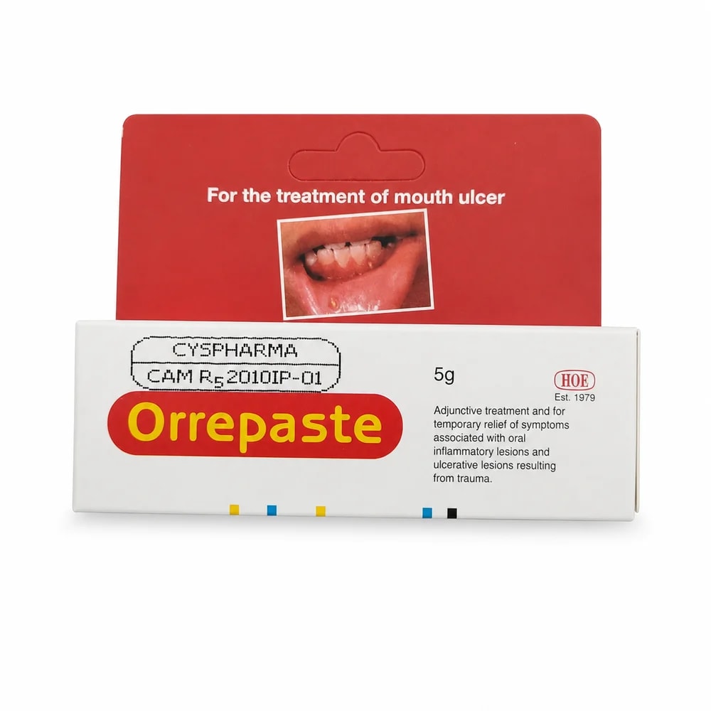 Orrepaste Triamcinolone acetonide 0.1% oral paste - Preah Chan Tep Pharmacy