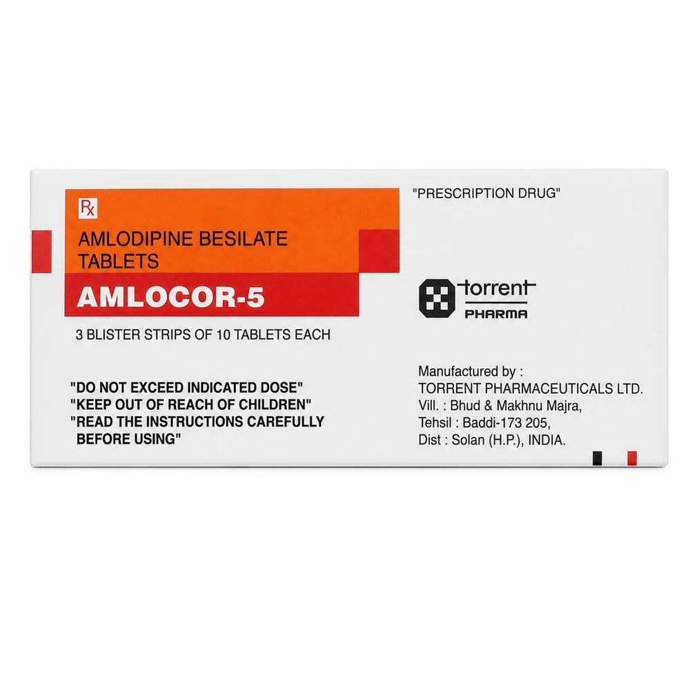 Amlocor 5 mg - Preah Chan Tep Pharmacy