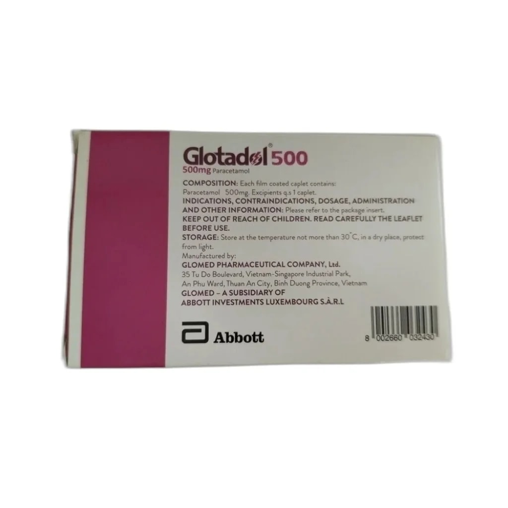 Glotadol Power 650 mg / 65 mg - ឱសថស្ថាន សុខលាភ