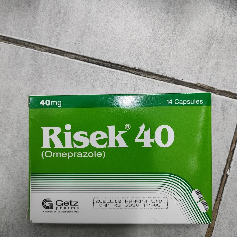 Risek 40 Omeprazole 40 mg per capsule - Depot De Pharmacie "A" Kim Houy