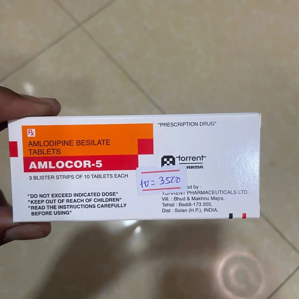 AMLOCOR-5 Amlodipine Besilate 5mg - MONGKUL SOKHAPHEAP PHARMACY