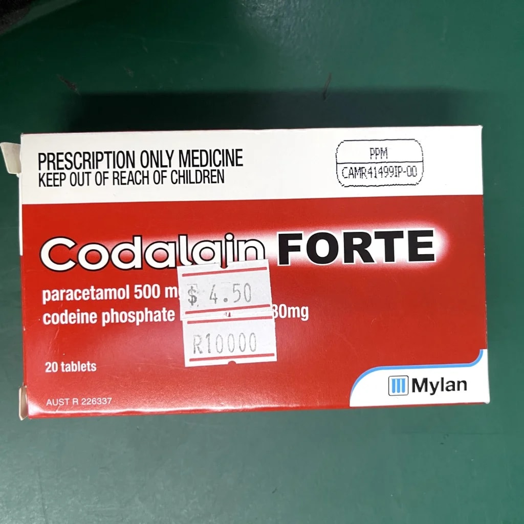 Codalgin Forte 500mg, 30mg - Pharmacy Rotha 2
