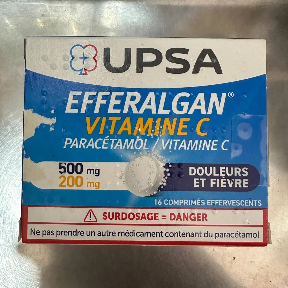 Efferalgan Vitamine C 500 mg / 200 mg effervescent tablets - PHARMCY ARUN REAS