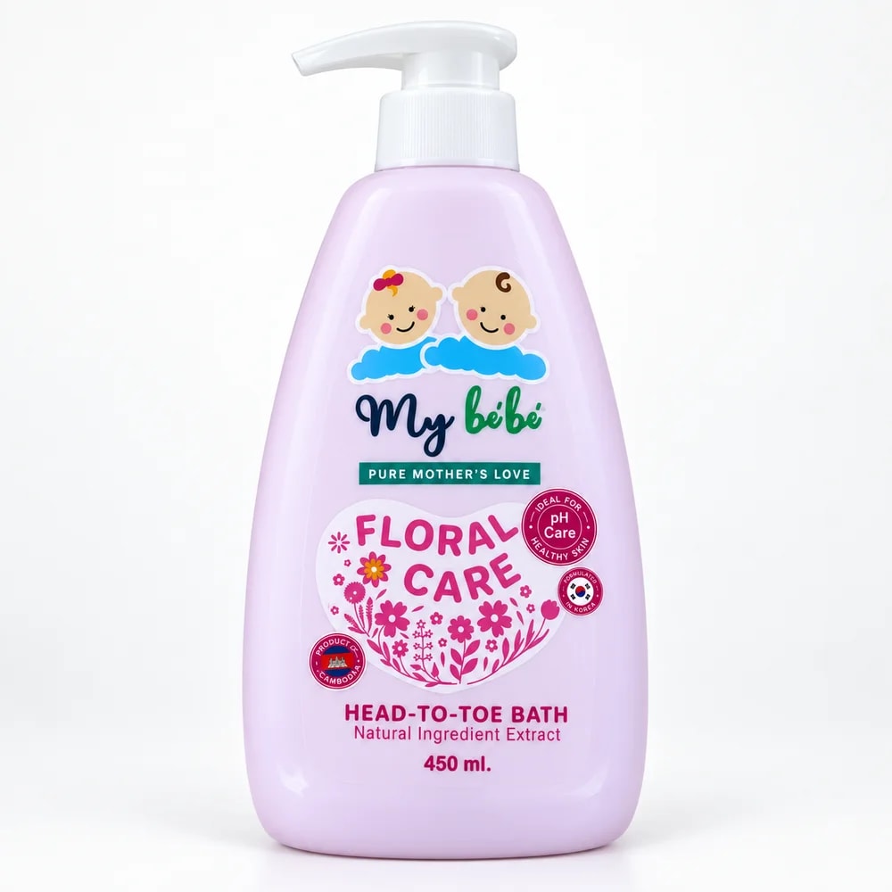 My Bébé Floral Care Head-to-Toe Bath 450 ml - PHARMCY ARUN REAS