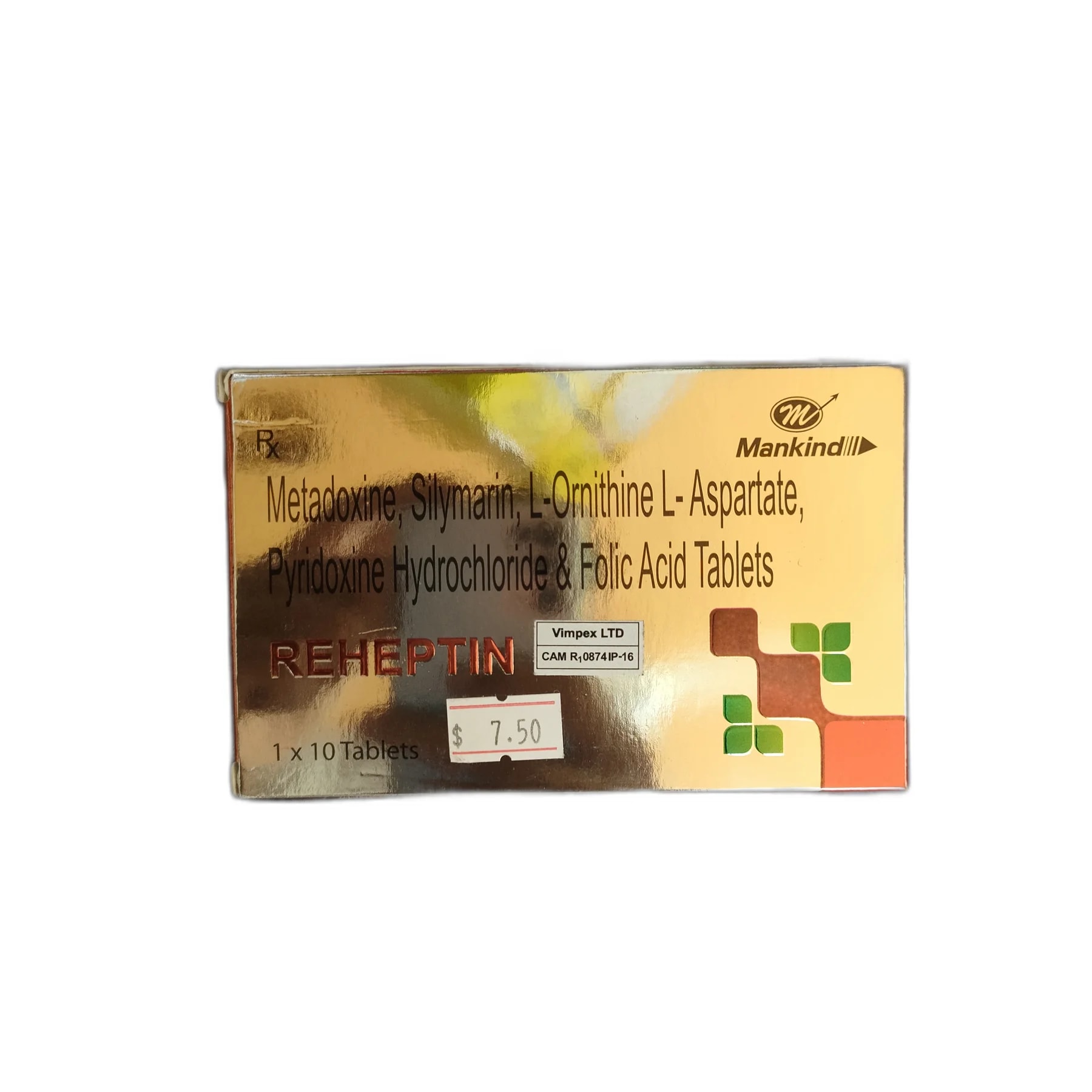 Reheptin 100 mg / 50 mg - PRONETH PHARMA PHARMACY