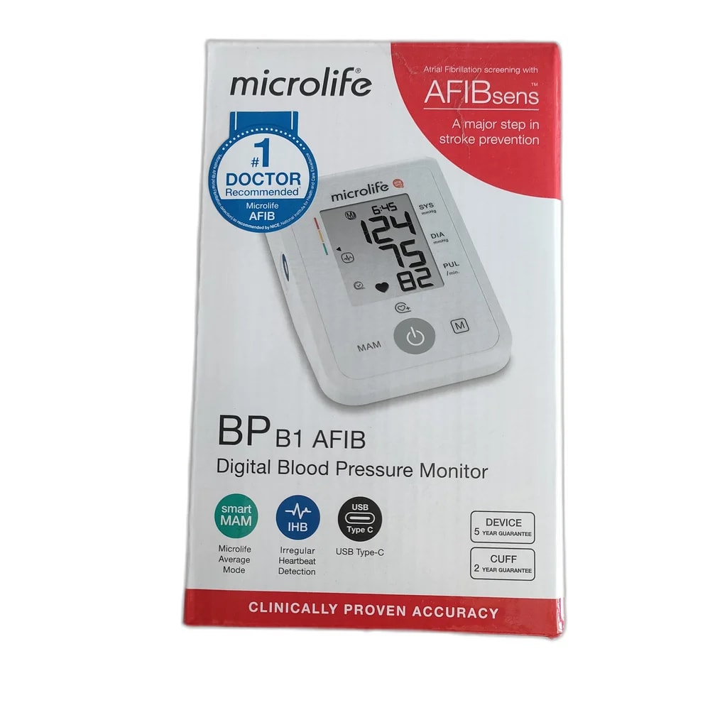 Microlife BP B1 AFIB Digital Blood Pressure Monitor Not available - SUKHA PHARMACY