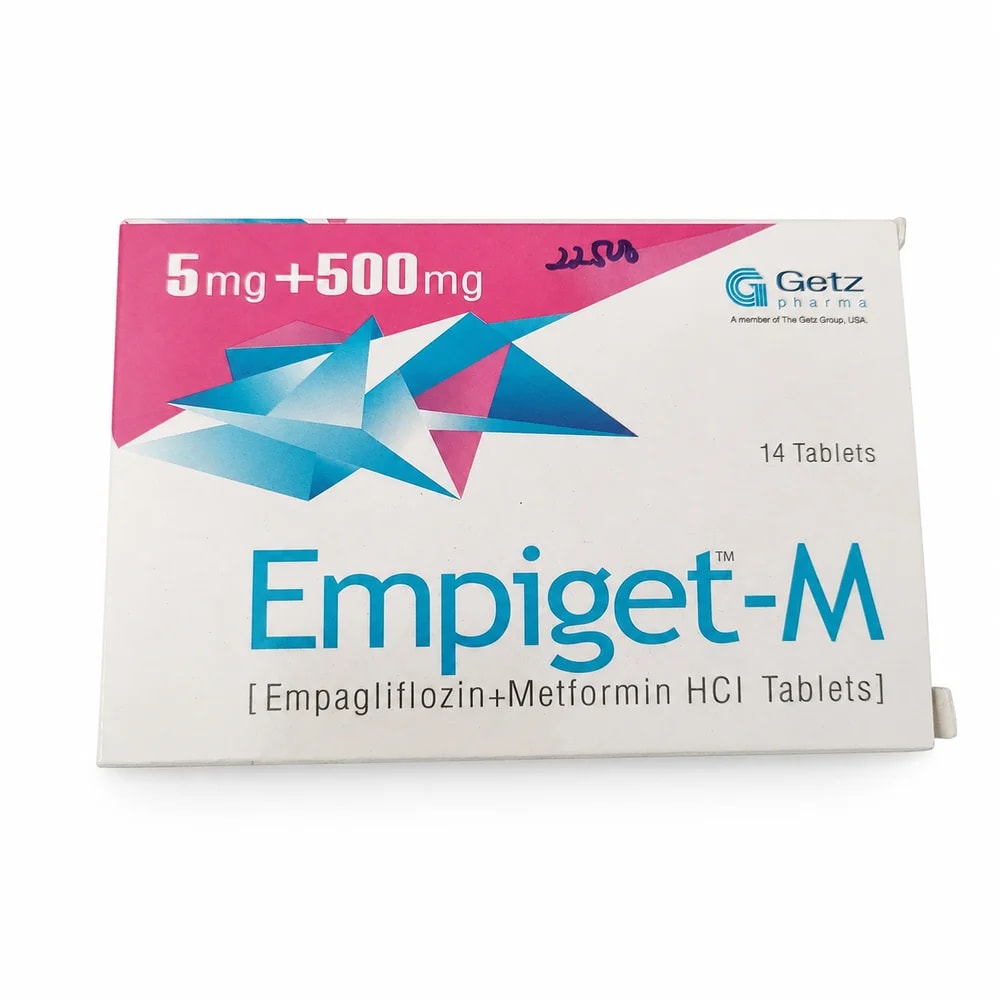 Empiget-M 5 mg / 500 mg - Preah Chan Tep Pharmacy