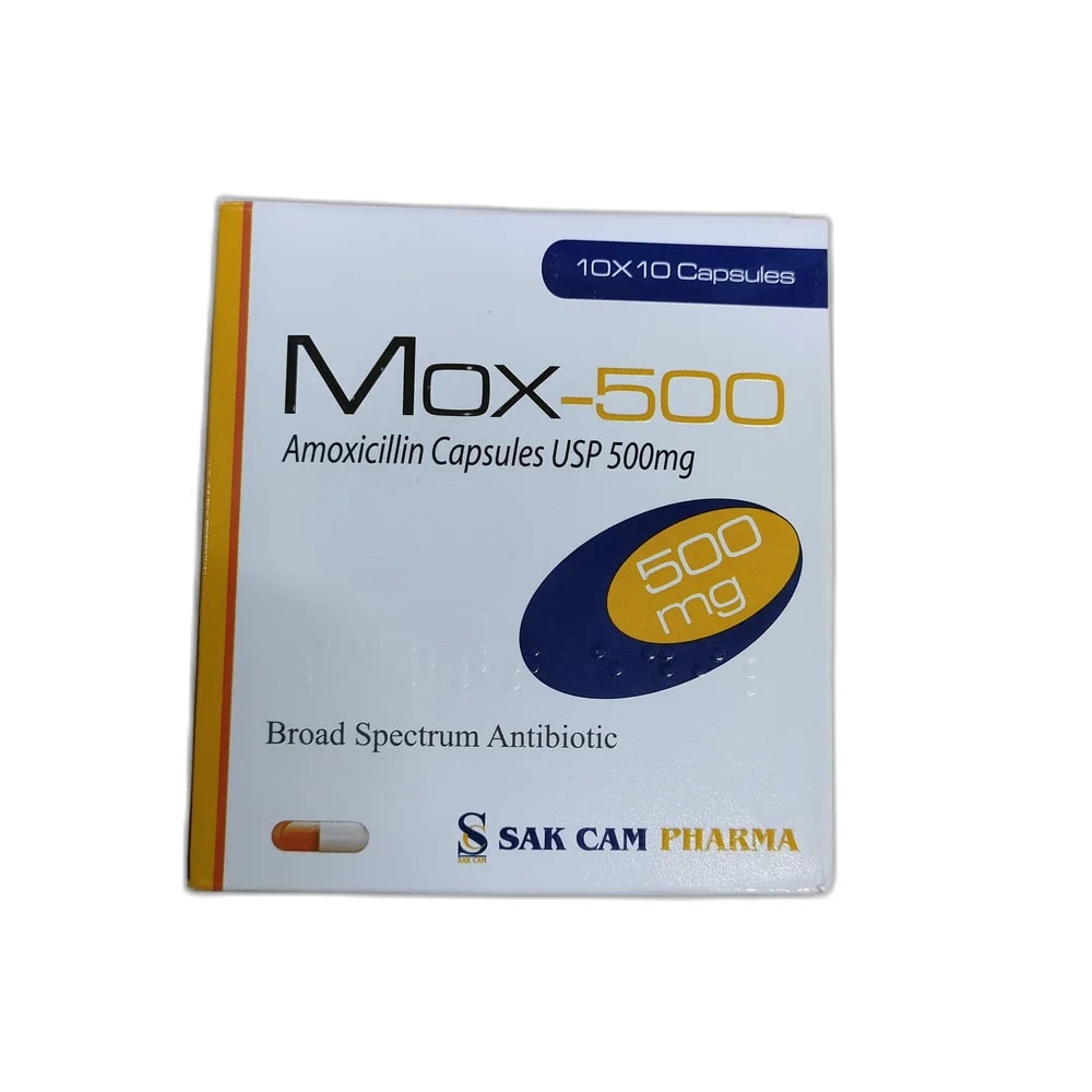 Mox-500 Amoxicillin 500 mg - Depot de Pharmacie B Rotha