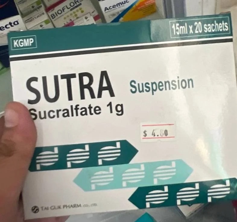 Sutra Sucralfate 1g - ឱសថស្ថាន ក្តីស្រឡាញ់