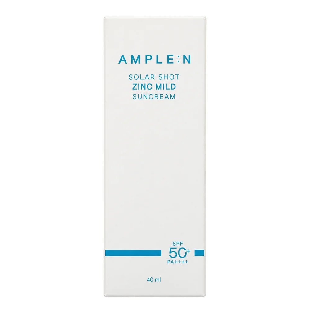 Ample:N Solar Shot Zinc Mild Suncream SPF 50+ PA++++ - Pharmacy Krech hong